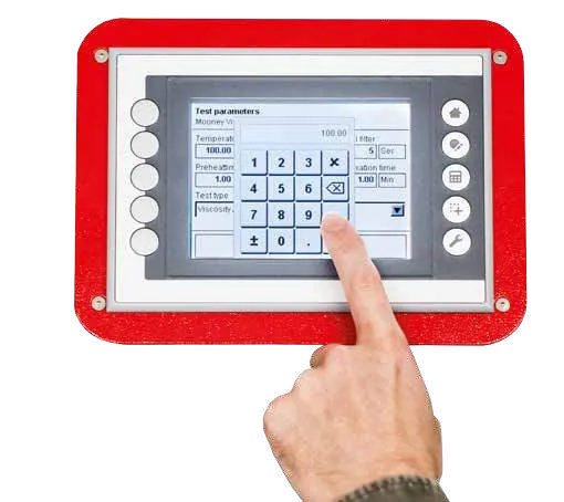 Rheometer data and productivity options